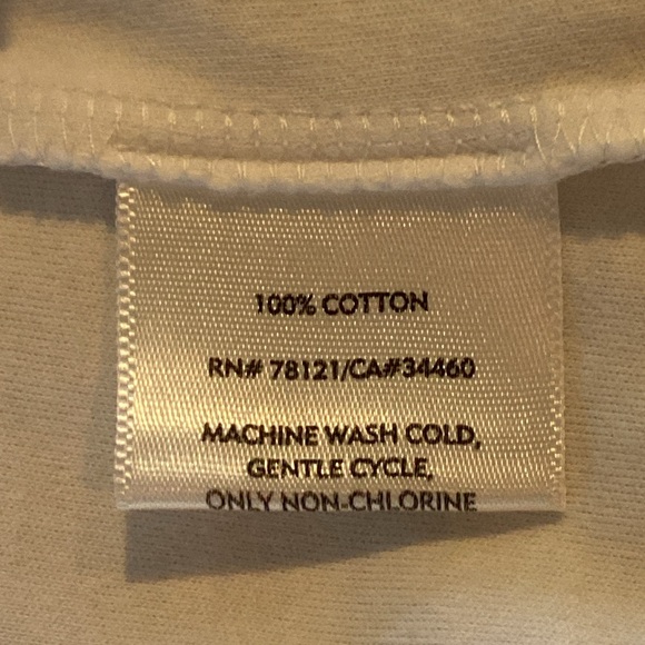 Eileen Fisher Perfect White LS Tee - Picture 4 of 4